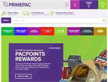 Tablet Screenshot of primepac.co.nz